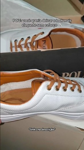 Tênis masculino branco: casual confortável e versátil 👟 #tenis #masculino #look #estilo #viral