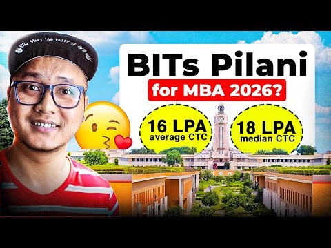 BITS Pilani MBA Worth It in 2026? 🤔 | 16 LPA Avg, 18 LPA Median & Reality