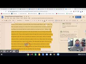 Video: Sample Rhetorical Analysis Essay