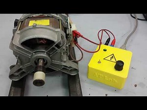 How to Wire and Control with 12 V DC and High Torque Washing Machine Universal Brushed Motors