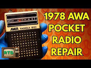 Fixing This Forgotten Transistor Radio
