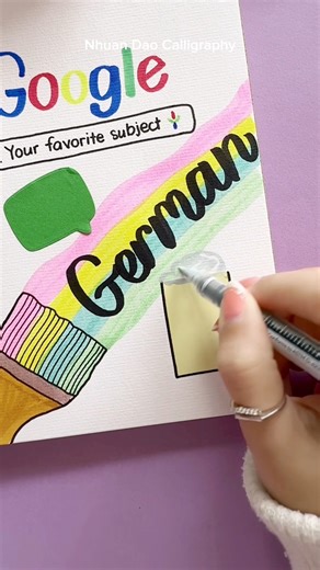 Make Your Notebook Stand Out with This Front Page Design #frontpage #calligraphy | Nhuan Dao Calligraphy