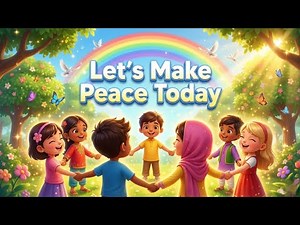 Let’s Make Peace Today 🌍 | Kids Peace Song | Children’s Friendship & Kindness Song