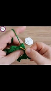 How to make crochet rose keychain for beginners // Crochet Tutorial | Knitting And Crochet