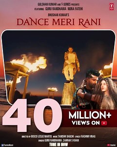 196K views · 4.1K reactions | Let's get on the dance floor with #DanceMeriRani as this big dance number has made 40M hits on YouTube. Tune in now! #tseries #BhushanKumar Guru Randhawa Nora Fatehi Bosco Leslie Martis #ZahrahSKhan Tanishk Bagchi RashmiVirag #VishalSinha | T-Series | Facebook