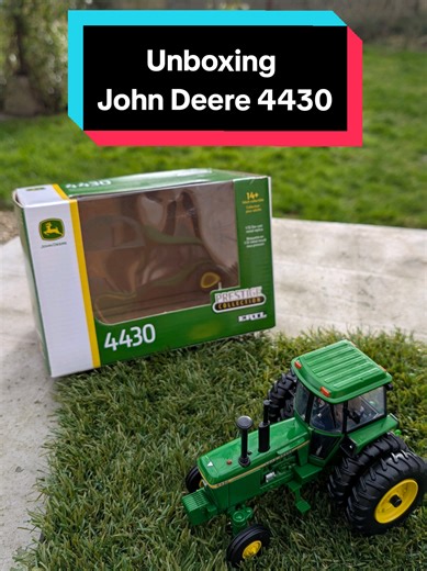 Unboxing the John Deere 4430 Miniature Tractor