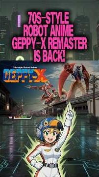 Geppy-X is back and it's pure 70s anime rocket fuel 🚀#shorts #gaming #retrogaming #anime #robot