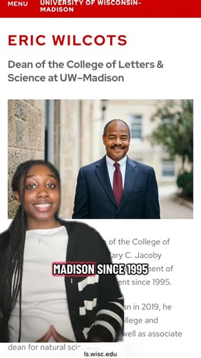 Badger Beat on Instagram: "Current L&S Dean, Dr. Eric Wilcots selected as UW-Madison Interim Chancellor to replace Jennifer Mnookin."