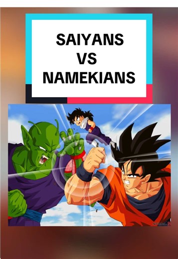 SAIYANS VS NAMEKIANS #dragonball #dragonballz #dragonballsuper #supersaiyan #namek