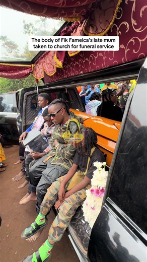 The body of Fik Fameica’s late mum taken to church for funeral service #shamilcruzupdates #shamilcruzug #fyp