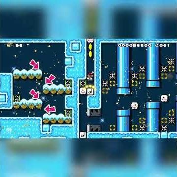 雪原を駆け抜けて ⴰ Long snow speed run by # みゆう ⴰ* [#Miyuu.*] #shorts 🍄Super Mario Maker 2 | Switch 2 #dsb