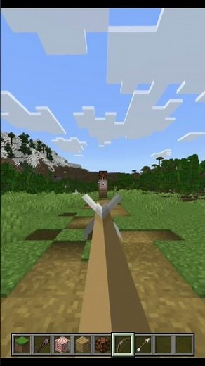 How to make a shooting range in minecraft bedrock #minecraft