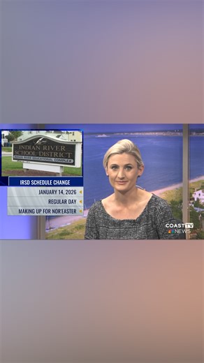 10K views · 31 reactions | The Indian River School District has announced a calendar change that will turn Wednesday, Jan. 14, 2026, into a regular school day for both students and staff. | CoastTV News | Facebook