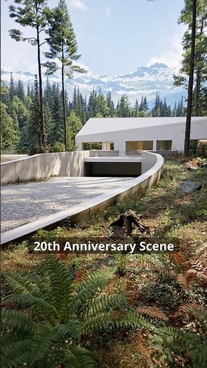 Evermotion 20th ANNIVERSARY SCENE for Max and Blender