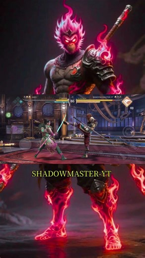 monkey 🐒 king always got my back👑 #shadowfight4 #sfa4 #games #androidgames #shorts #gaming #ytgame