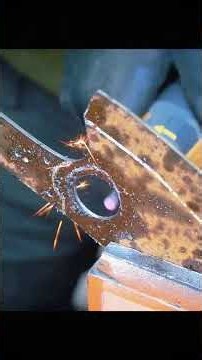 Made a Sharp Kitchen Knife From Rusted Saw Blade #fyp #knife #making #DIY #knives