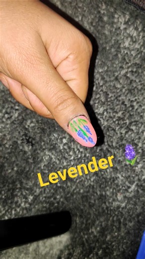 Soft Lavender Nail Art 💜 | Trendy & Elegant Nails | Nail Art Tutorial #simplenails #shorts