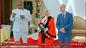 Madaxweynaha Dowlad Deegaanka Soomaalida Mudane Mustafa Muxumed Cumar ayaa ku Guuleystay Abaalmarinta Somali Community Award 2025 oo lagu qabtay magaalada London, isaga oo ku guuleystay hogaamiyaha aragti dheer ee Sanadka 2025. Weriye Abdifatah Ali Shirwac MYM TV | MYM TV