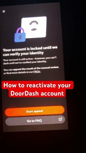 How to reactivate your DoorDash account #doordash #doordarshan #doordashdasher #gig #reactivate