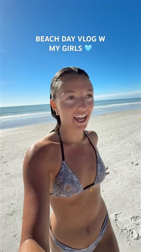 january beach day with my besties 🩵 #vlog #beachday #bffs #florida