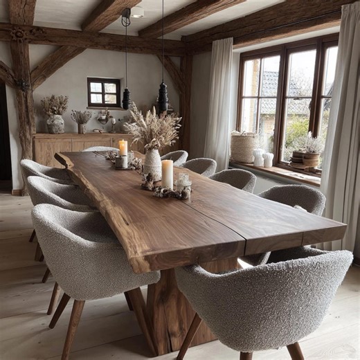 Handmade Live Edge Wooden Dining Table, Rustic Wooden Live Edge Table, Solid Wooden Dining Table, Wooden Farmhouse Table, Dining Table - Etsy