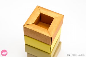 Useful Origami Planter Pot Box Tutorial - Paper Kawaii