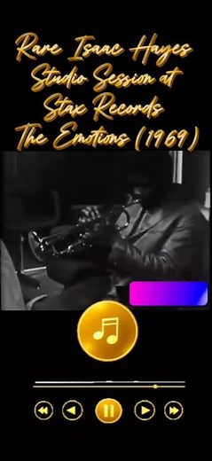 Rare Isaac Hayes Studio Session at Stax Records | The Emotions (1969) #isaachayes