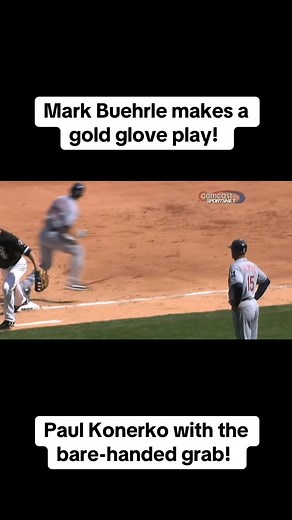 4/5/10 Mark Buehrle makes one of the best defensive plays ever by a starting pitcher. # # #whitesoxfan #whitesox #southsidesox #southside #MLB #whitesoxbaseball #chicagosports | South Side Sox