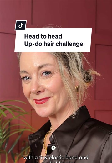 An up-do is notoriously difficult to do yourself at home, but thanks to expert hairdresser @mdlondon Hair ‘s tips, YOU's @trayslounge and @Hayley Karseras were able to create these modern styles themselves, in just five minutes! Who's your winner? 👀 #hairhack #hairstyletutorial #maturehair #updohairstyle