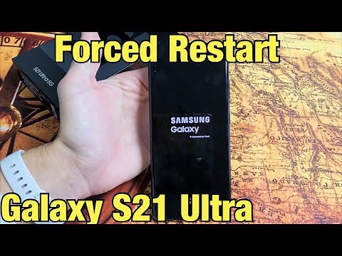 How to Force a Restart (Forced Restart) | Galaxy S21 Ultra