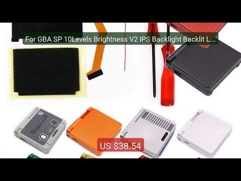 For GBA SP 10Levels Brightness V2 IPS Backlight Backlit LCD Mod Fo... — Best Deal 2026 | Shop Now!
