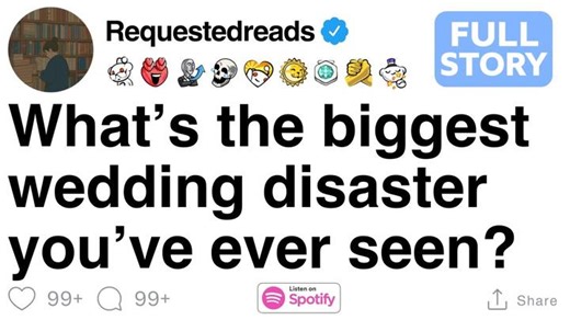 29K views · 590 reactions | [FULL STORY] Whats the biggest wedding disaster youve ever seen | Hey Stories | Facebook