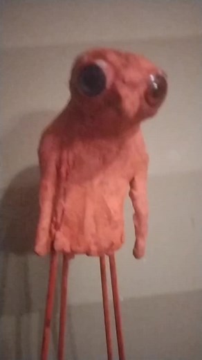 smiling blue man on TikTok