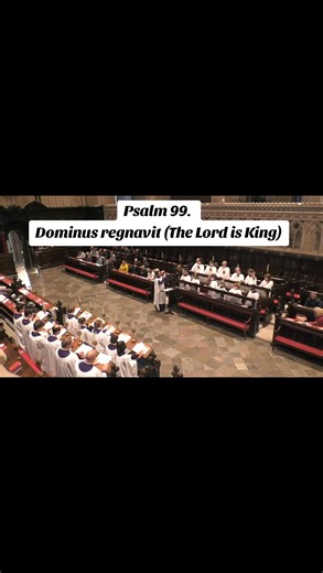 Psalm 99. Dominus regnavit (The Lord is King) THE Lord is King, be the people never so unpatient : he sitteth between the cherubims, be the earth never so unquiet. 2. The Lord is great in Sion : and high above all people. 3. They shall give thanks unto thy Name : which is great, wonderful, and holy. 4. The King's power loveth judgement; thou hast prepared equity: thou hast executed judgement and righteousness in Jacob. 5. O magnify the Lord our God : and fall down before his footstool, for he is