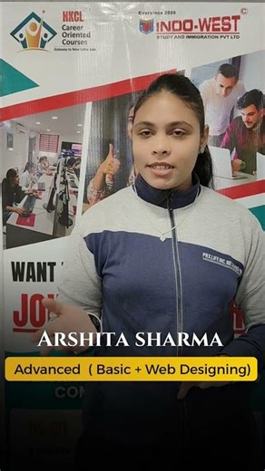 HS-CIT Basic to Web Designing Journey | Student Testimonial | HKCL Centre Ambala Cantt