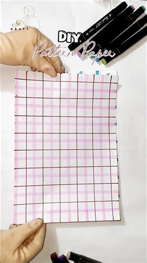 DIY Pattern Paper 🤗 | #shorts #diy #youtubeshorts #viralvideo #handmade