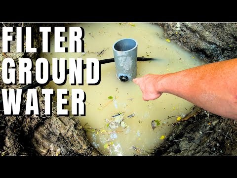 How to filter spring ground water