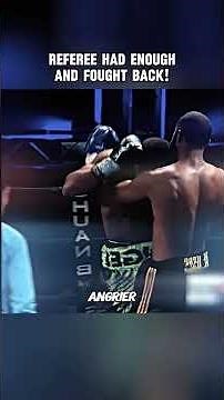 The Referee Punched Him Back (And The Crowd Went CRAZY) 🥊 #boxinghighlights #instantkarma