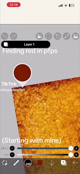 Finding Red in Profile Pictures: A Creative Exploration