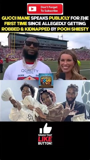 Gucci Mane speaks publicly for the first time since allegedly getting kidnapped 🤔 #fyp #shorts