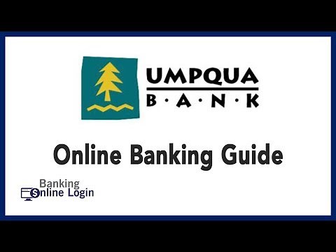 Umpqua Bank Online Banking Guide | Login - Sign up