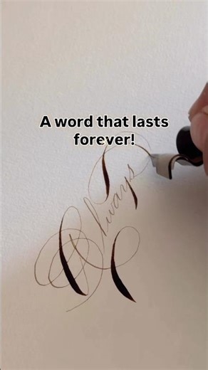 Writing #harrypotter iconic quotes in #calligraphy #flourishing