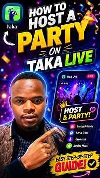 How to Host a Party on Taka Live (Step-by-Step Voice Room & Streaming Guide)