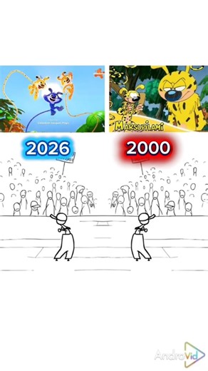 Marsupilami générique 2026 vs 1993
