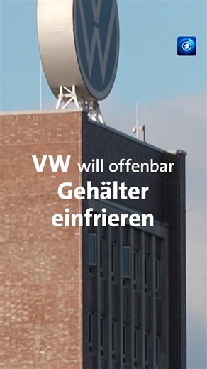 VW-Vorstand plant Einfrieren der Gehälter bis 2030 #tagesschau #nachrichten #news #vw #auto