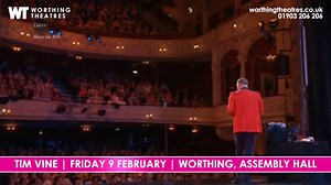 9.2K views · 67 reactions | Try and not laugh!  See Tim Vine and his hilarious one-liners in Worthing. | Worthing Theatres and Museum | Facebook