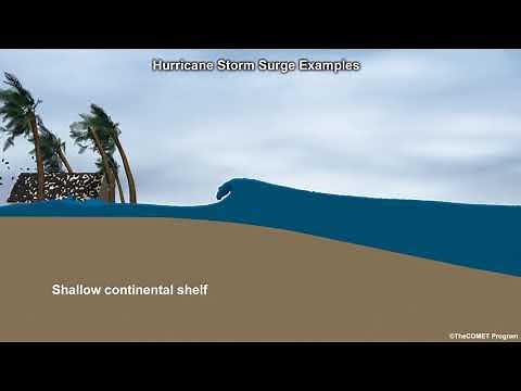 Hurricane Storm Surge Examples
