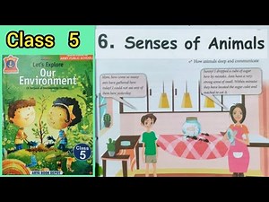 SENSES OF ANIMALS - Class 5 (Chapter 5 ) -# Lets explore our environment # E.V.S# APS