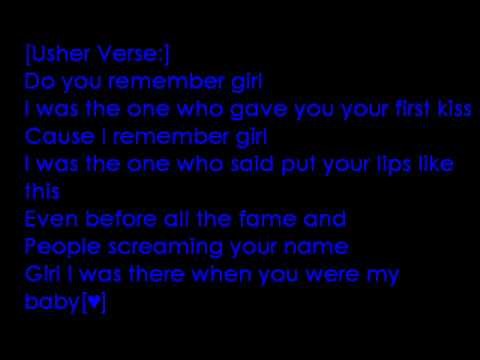 Usher ft Alicia Keys My Boo (lyrics)