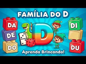 Família Silábica Letra D | DA DE DI DO DU